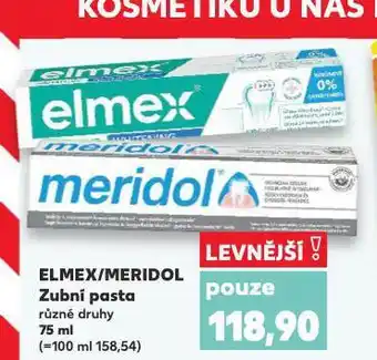 Kaufland Meridol zubní pasta nabídka