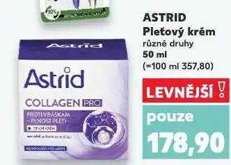 Kaufland Astrid pleťový krém nabídka