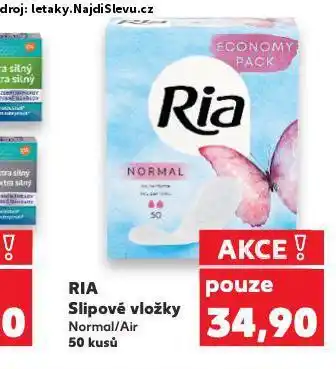 Kaufland Ria dámské slipové vložky nabídka