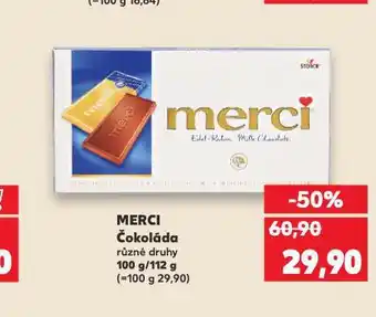 Kaufland Merci čokoláda nabídka
