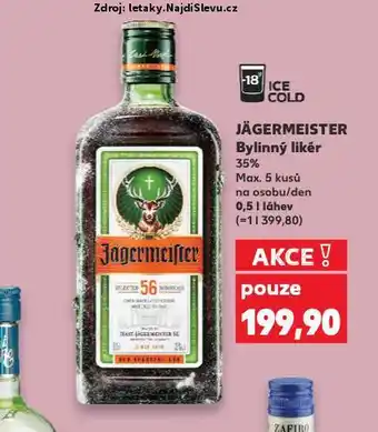 Kaufland Jagermeister nabídka