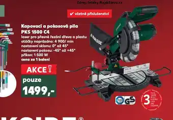 Kaufland Kapovací a pokosová pila nabídka