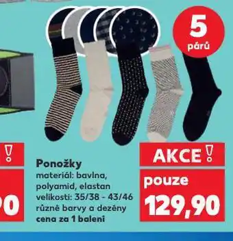Kaufland Ponožky nabídka