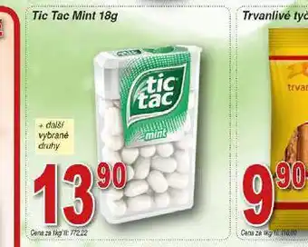 Hruška Tic tac mint nabídka