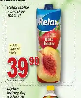 Relax jablko + broskev