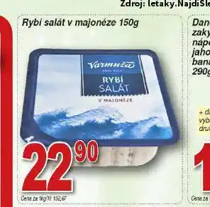 Hruška Rybí salát v majonéze nabídka