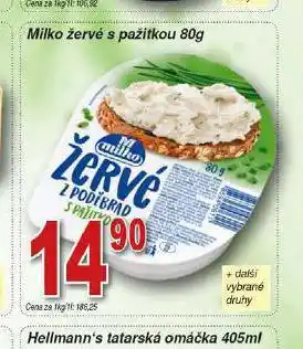 Hruška Milko žervé s pažitkou nabídka