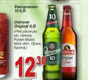 Hruška Pivo ostravar originál nabídka
