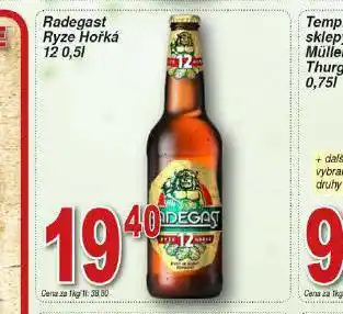 Hruška Pivo radegast ryze hořká 12 nabídka