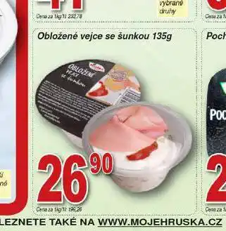 Hruška Obložené vejce se šunkou nabídka