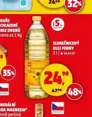 Penny Market Slunečnicový olej nabídka