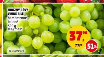 Penny Market Hrozny révy vinné bílé nabídka