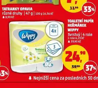 Penny Market Wippy toaletní papír nabídka