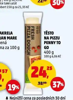 Penny Market Těsto na pizzu nabídka