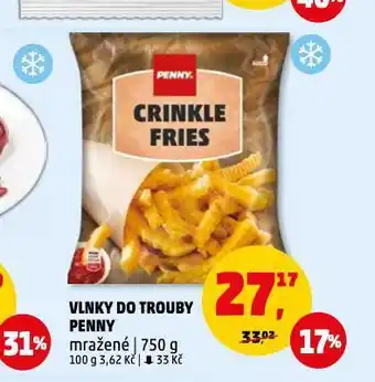Penny Market Vlnky do trouby nabídka