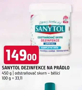 Terno SANYTOL DEZINFEKCE NA PRÁDLO nabídka
