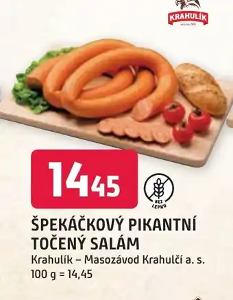 Trefa ŠPEKÁČKOVÝ PIKANTNÍ TOČENÝ SALÁM nabídka
