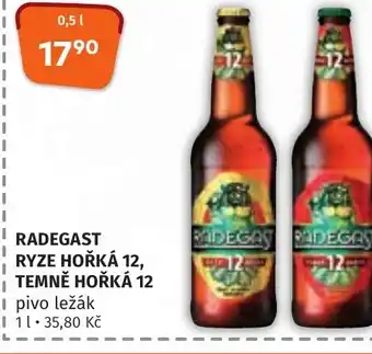Trefa RADEGAST RYZE HOŘKÁ 12, TEMNĚ HOŘKÁ 12 0.5L nabídka