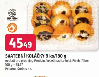 Trefa SVATEBNÍ KOLÁČKY 9 ks/180 g nabídka