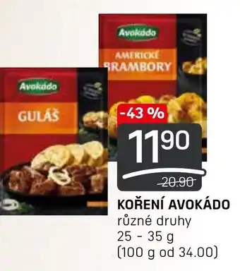 Flop KOŘENÍ AVOKÁDO nabídka