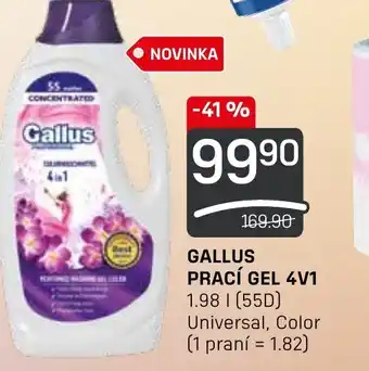 Flop GALLUS PRACÍ GEL 4V1 nabídka