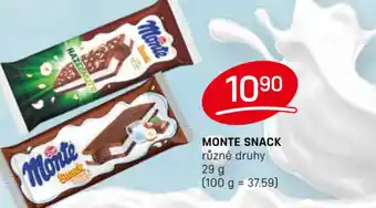 Flop MONTE SNACK nabídka