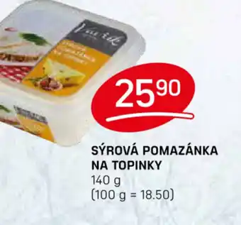 Flop SÝROVÁ POMAZÁNKA NA TOPINKY nabídka