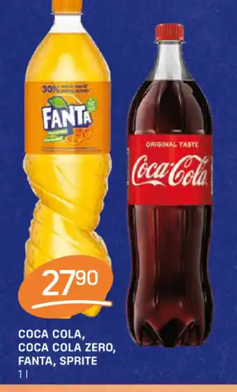 Flop COCA COLA, COCA COLA ZERO, FANTA, SPRITE 1L nabídka