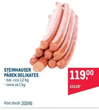 Makro STEINHAUSER PÁREK DELIKATES nabídka