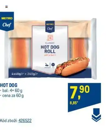 Makro HOT DOG nabídka