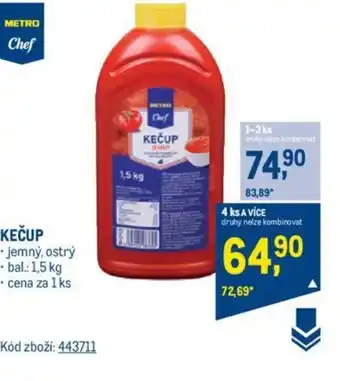 Makro KEČUP nabídka