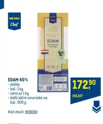 Makro EDAM 40% nabídka