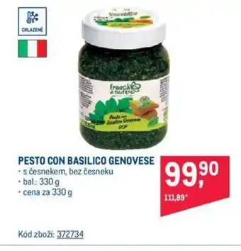 Makro PESTO CON BASILICO GENOVESE nabídka