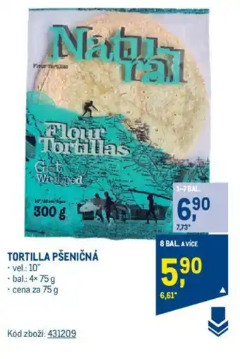 Makro TORTILLA PŠENIČNÁ nabídka
