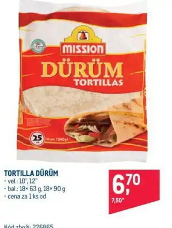 Makro TORTILLA DÜRÜM nabídka