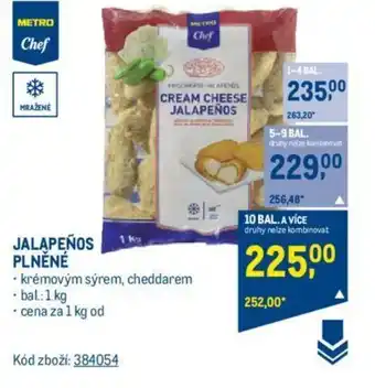 Makro JALAPEÑOS PLNĚNÉ nabídka