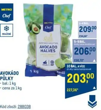 Makro AVOKÁDO PŮLKY nabídka