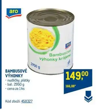 Makro BAMBUSOVÉ VÝHONKY nabídka