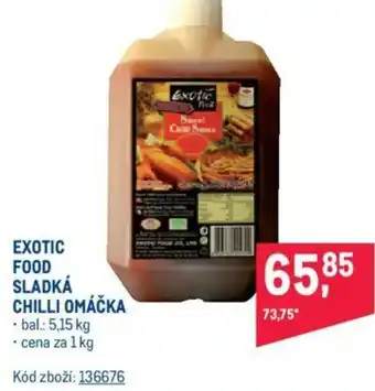 Makro EXOTIC FOOD SLADKÁ CHILLI OMÁČKA nabídka