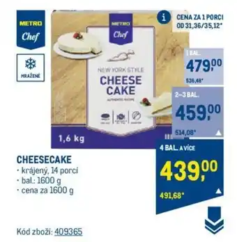 Makro CHEESECAKE nabídka