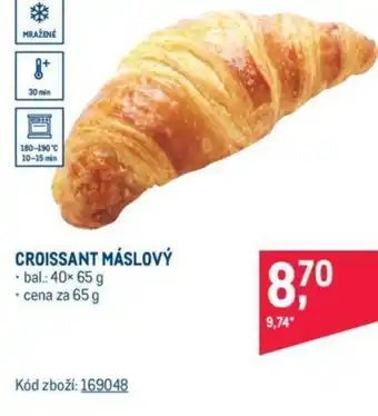 Makro CROISSANT MÁSLOVÝ nabídka