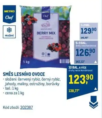 Makro SMĚS LESNÍHO OVOCE nabídka