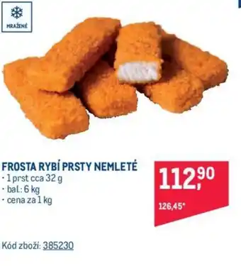 Makro FROSTA RYBÍ PRSTY NEMLETÉ nabídka
