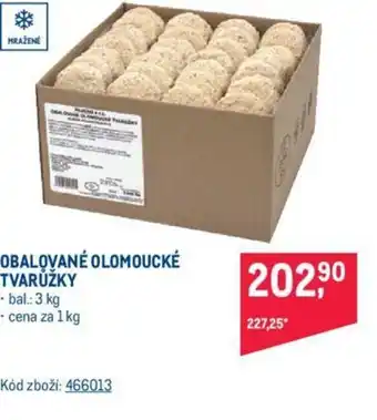 Makro OBALOVANÉ OLOMOUCKÉ TVARŮŽKY nabídka