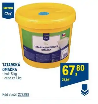 Makro TATARSKÁ OMÁČKA nabídka