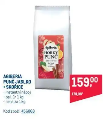 Makro AGIBERIA PUNČ JABLKO + SKOŘICE nabídka