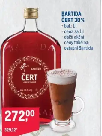 Makro BARTIDA ČERT 30% nabídka