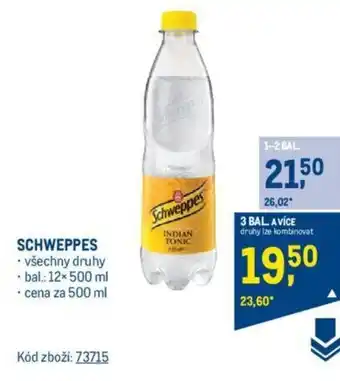 Makro SCHWEPPES nabídka