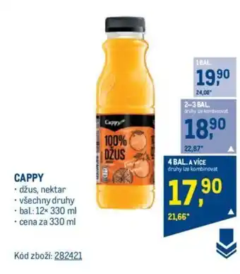 Makro CAPPY nabídka