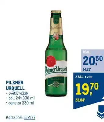 Makro PILSNER URQUELL nabídka